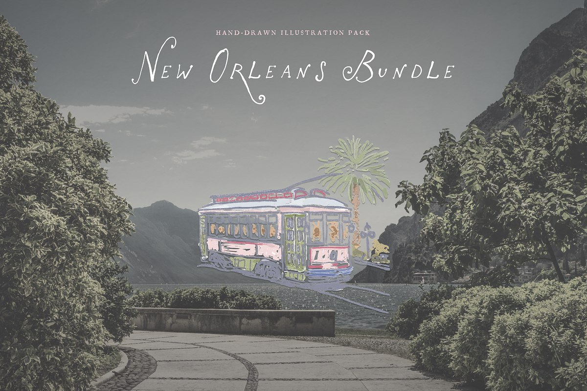 New Orleans Clipart, French Quarter, an Object Illustration by The October Creative (Photo 3 of 16)