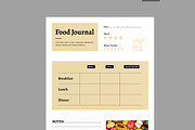 Healthy Meal Planner Layout, a Stationery Template by MightyDesign (Thumbnail 2 of 10)