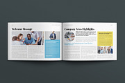 Company Newsletter Landscape, a Brochure Template by E-Type (Thumbnail 2 of 7)