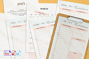 2025 Daily Activity Planner Agenda, a Stationery Template by Graphic Template (Thumbnail 2 of 2)
