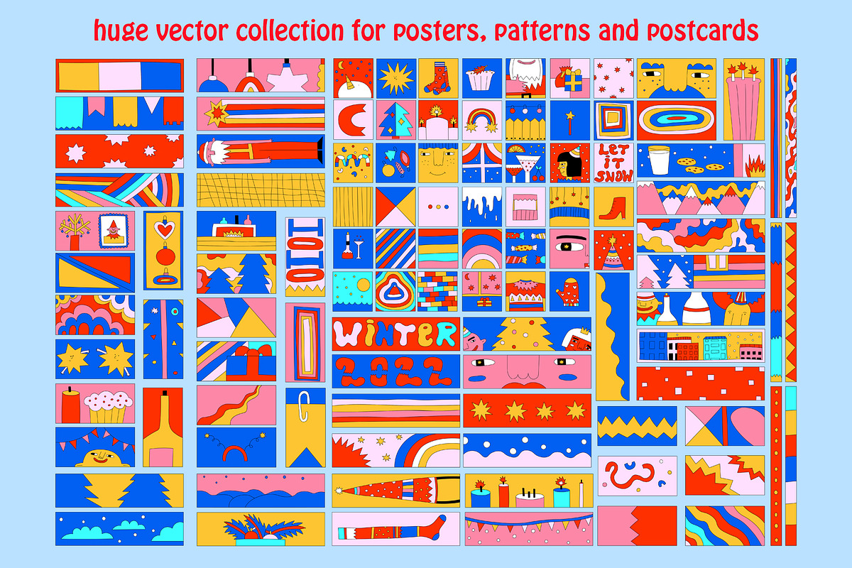 1970 CHRISTMAS POSTER CREATOR, an Illustration by okchizh (Photo 2 of 8)
