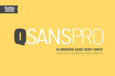 Q SANS PRO font family