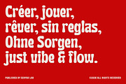 Funkio - Funky Display Sans Font, a Sans Serif Font by Sekyra Lab (Thumbnail 4 of 10)