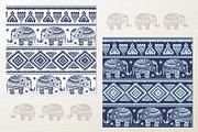 8 Ethnic seamless patterns, a Pattern Graphic by Transia (Thumbnail 2 of 5)