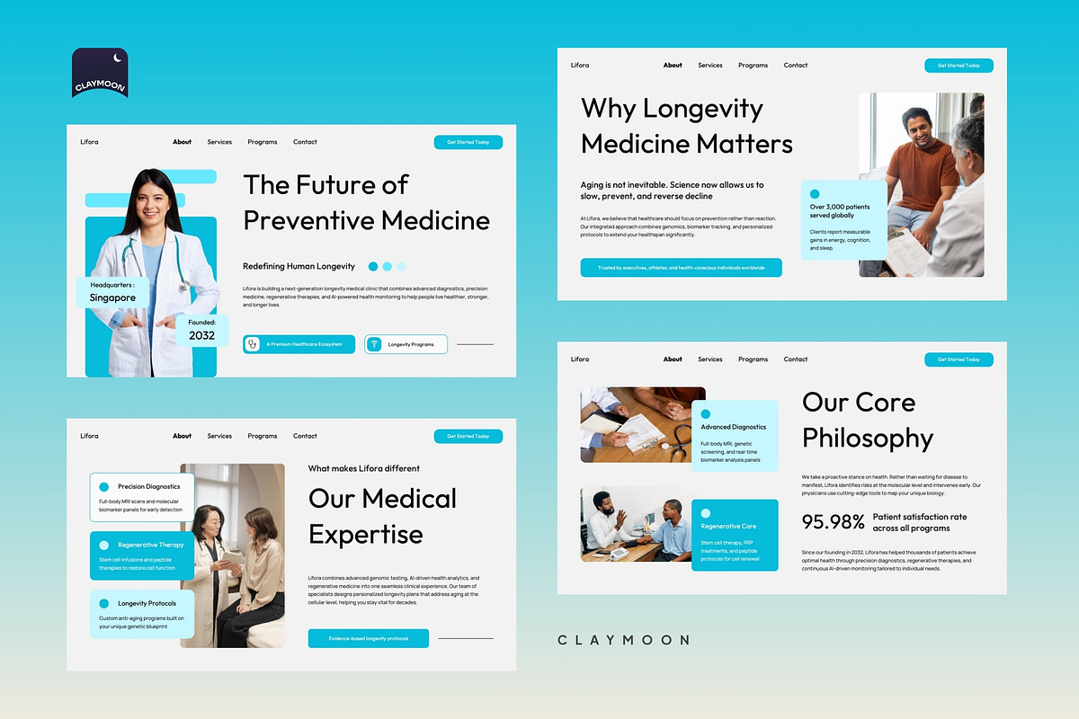 Medical Clinic Pitch Deck, a Presentation Template by Claymoon Lab (Photo 3 of 7)