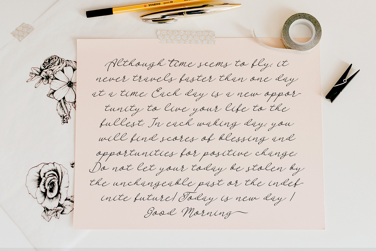 Sophia Jane | Handwritten Script, a Script Font by StoricType (Photo 11 of 14)