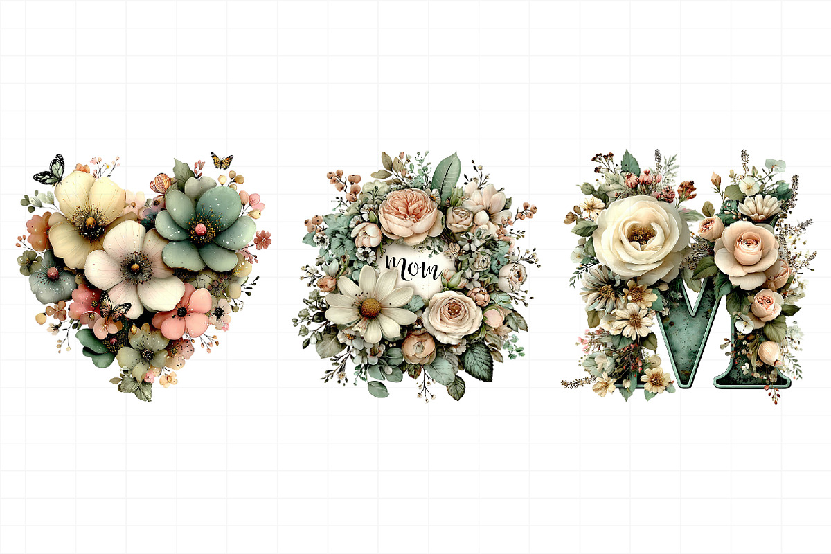 Mother's Day Flower Clipart, an Illustration by Daily.Designs (Photo 6 of 8)