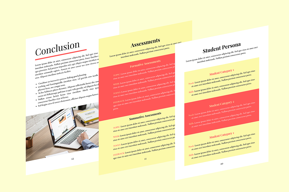 Canva Ecourse Plan Template, a Templates & Theme by ZohairKhanLtd (Photo 6 of 6)