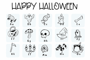 Happy Halloween Symbols Fonts