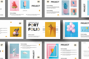 Portfolio Presentation Layout, a Presentation Template by ContestDesign