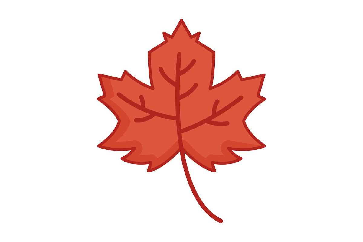 Maple Leaf Illustration Icon, an Icon by Pexelpy (Photo 1 of 2)