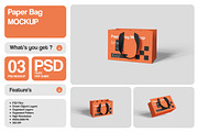 Paper Bag Mockup, a Product Mockup by Pixie Creative (Thumbnail 1 of 4)