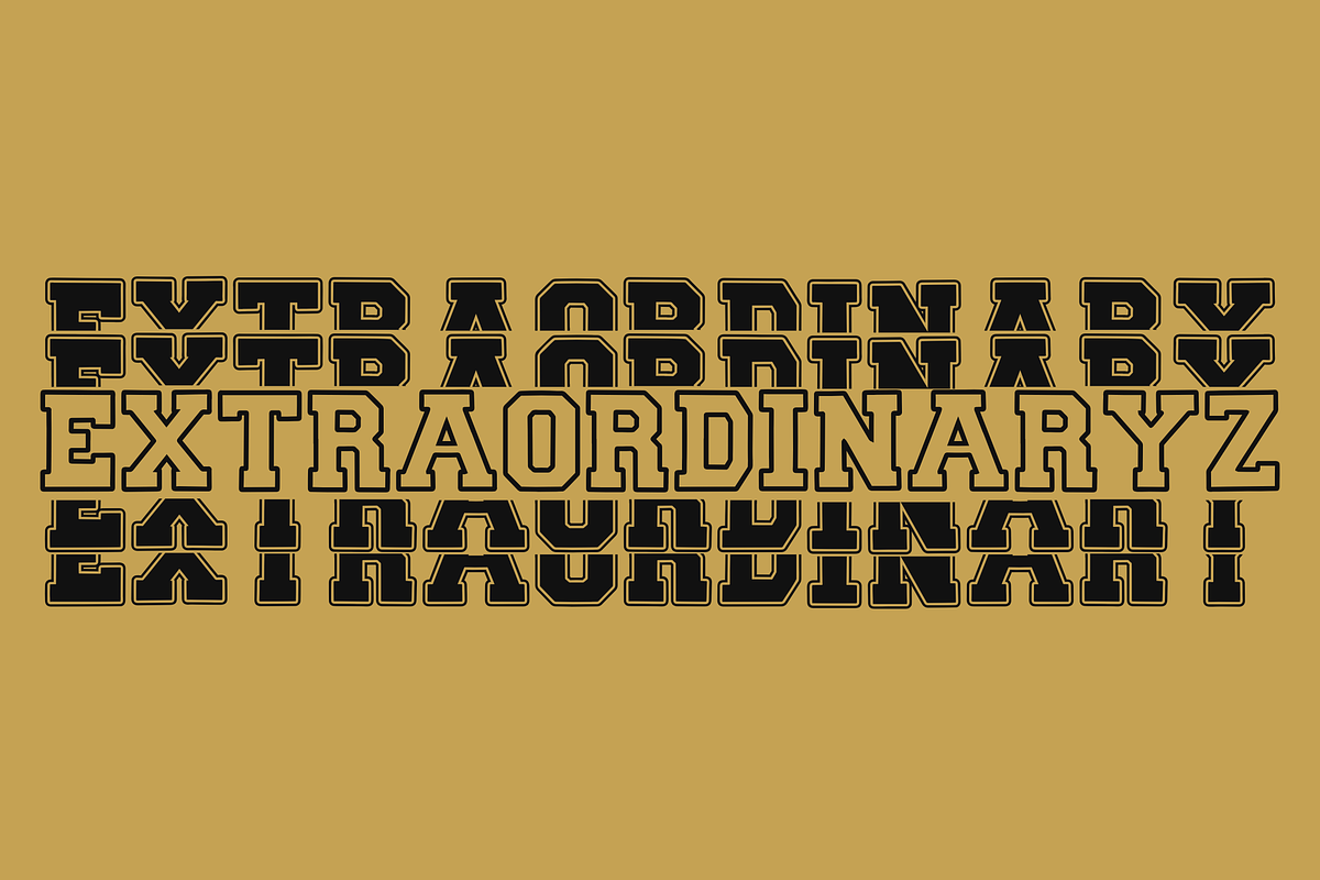 Scholar Varsity Stacked Monogram, a Serif Font by Dm Studio (Photo 8 of 10)