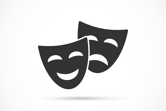 Comedy And Tragedy Theatrical Masks