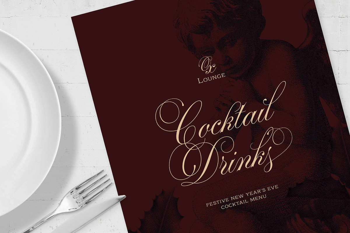 Cocktail Menu Drinks List Template, a Flyer Template by BrandPacks (Photo 4 of 5)