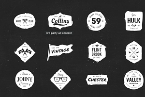 100 Vintage Logos Bundle Vol. 2