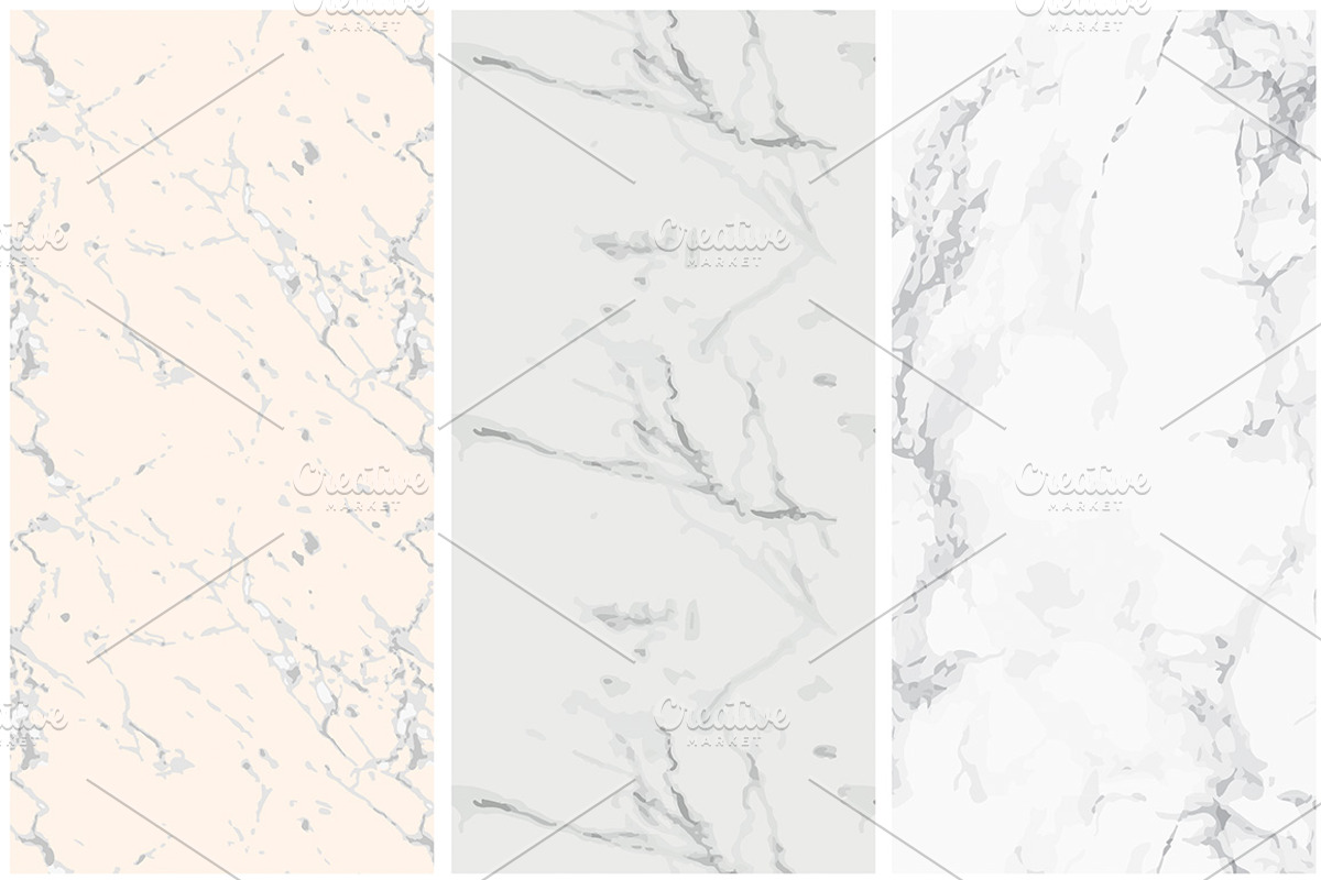 Marble Seamless Vector Patterns - 1, a Pattern Graphic by Youandigraphics