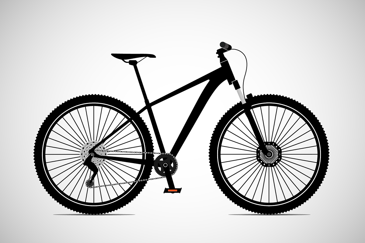 Hardtail Mountain Bike., an Illustration by Krugmann (Photo 1 of 4)