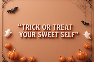 Cute Halloween Background Bundle, a Holiday Photo by hkmonir