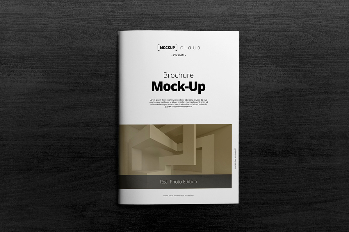 Brochure Mock-Up / A4 Portrait, a Print Template by Mockup Cloud (Photo 2 of 5)