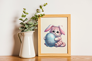 Easter Cats PNG Clipart Bundle Cute., an Animal Illustration by KennedyStudio (Thumbnail 4 of 5)