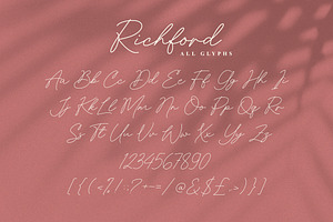 Richford Signature Font