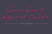 Hole script, a Script Font by LetterStock (Thumbnail 6 of 8)