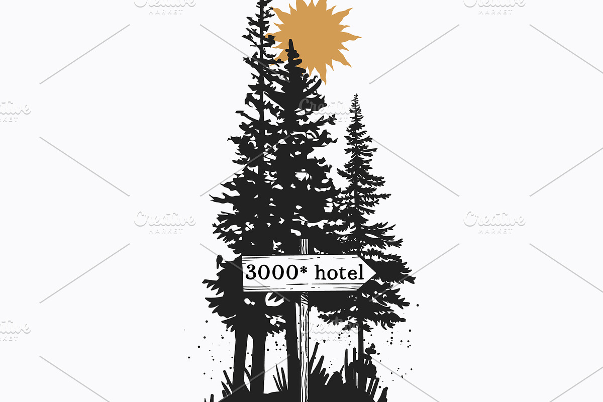 Be as wild as the forest. Vector art, an Illustration by Nadia Murash (Photo 3 of 5)