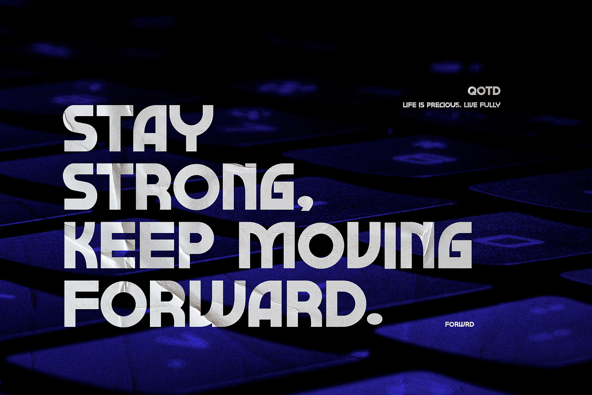 Wolvirun Futuristic Sans Serif font, a Sans Serif Font by Perfectype (Photo 3 of 10)