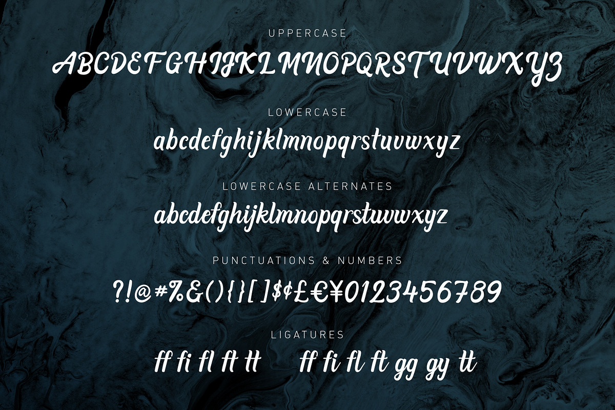 Jackson Harbor | Handdrawn Typeface preview 7