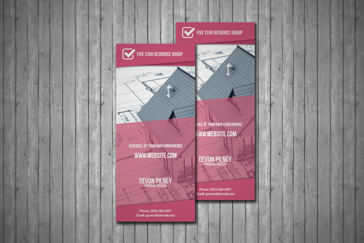 Realistic Rack Card Mock Up, a Print Template by Creative Shop (Photo 6 of 6)