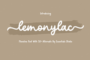 Lemonylac, a Script Font by Essentials Studio (Thumbnail 1 of 10)