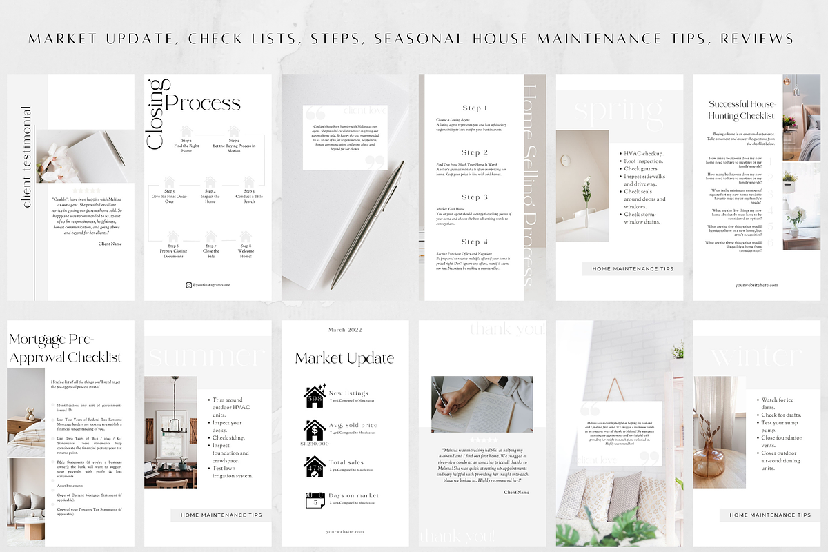 400 Real Estate Social Media Bundle, a Social Media Template by ZoaniDesign (Photo 8 of 10)