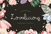 Lovalicious, a Script Font by Fontdation (Thumbnail 1 of 5)