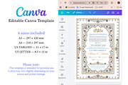 Muslimislamic nama nikah certificate, a Poster Template by Artemieva Kateryna (Thumbnail 2 of 5)