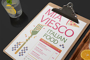 Elegant Minimalist Italian Menu, a Stationery Template by Neermana (Thumbnail 2 of 4)