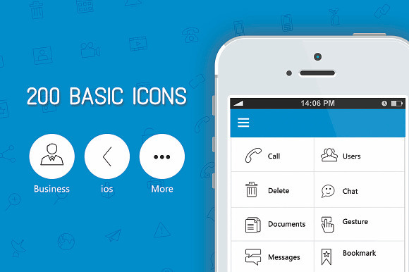 Stroke Icons (200) For Web Mobile