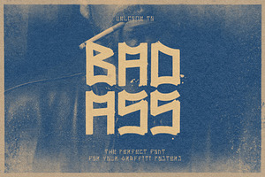 BADASS FONT