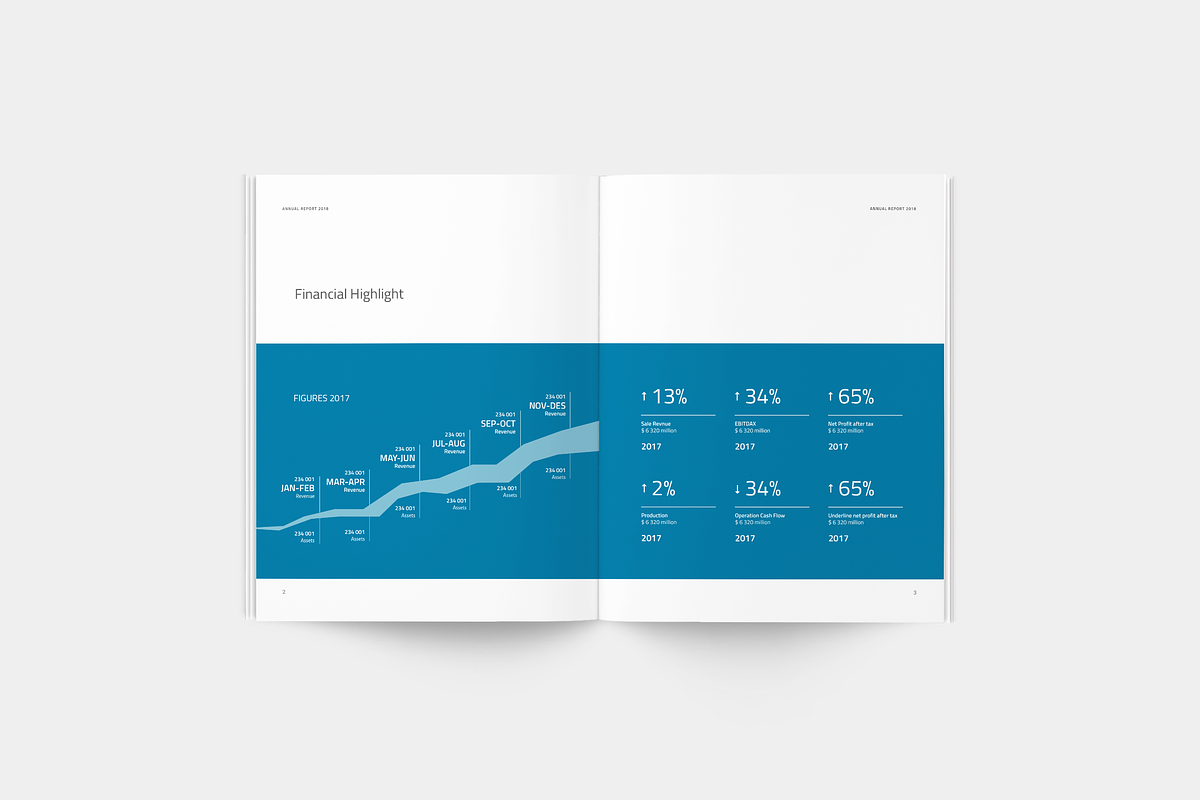 Annual Report, a Brochure Template by silukEight (Photo 2 of 12)