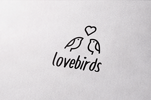 Bird Love Logo Template