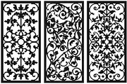 Decorative Floral Panel Silhouette, an Illustration by musafir_fashion (Thumbnail 14 of 21)