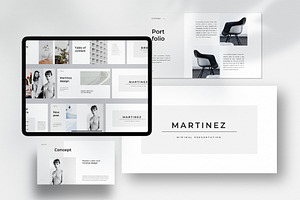 MARTINEZ - Mnml Powerpoint Template