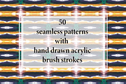 Patterns with acrylic brush strokes, a Pattern Graphic by Art Sproot (Thumbnail 2 of 8)