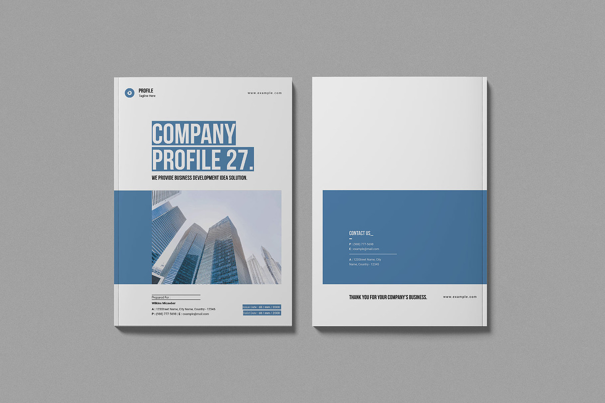 Company Profile Template, a Brochure Template by Work-Envance (Photo 7 of 7)