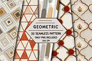Geometric Seamless Patterns, a Pattern Graphic by Creative Art (Thumbnail 1 of 3)