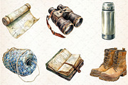 Summer fishing Equipments Clipart, an Illustration by Rose Art (Thumbnail 3 of 4)