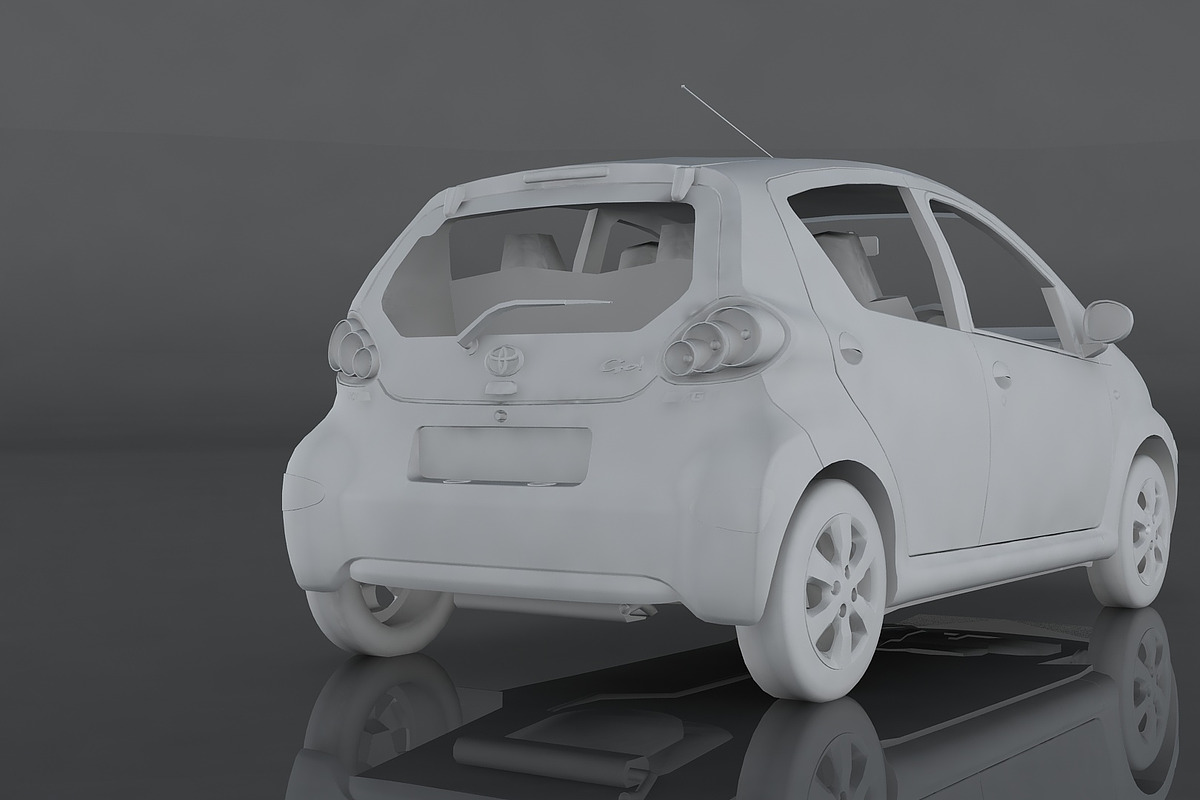 Toyota Aygo, a Cars & Vehicle 3D Model by valtriiu (Photo 11 of 12)