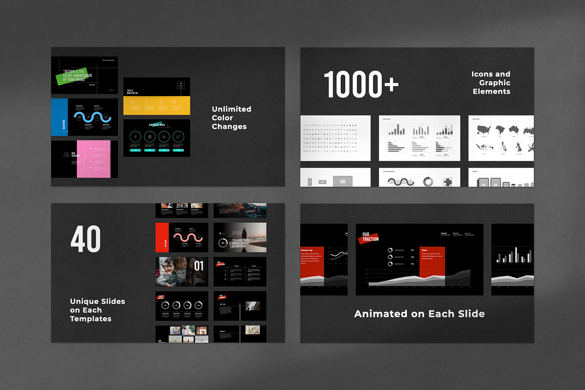 Marks Animated PowerPoint Template, a Presentation Template by Creathrive Design (Photo 2 of 7)