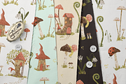 Gnomes Whimsy Pattern, a Pattern Graphic by Lady Bruniere Design (Thumbnail 7 of 8)