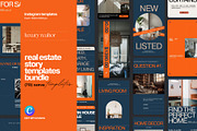 Real Estate Story Template for Canva, a Social Media Template by Prapti Design (Thumbnail 1 of 10)
